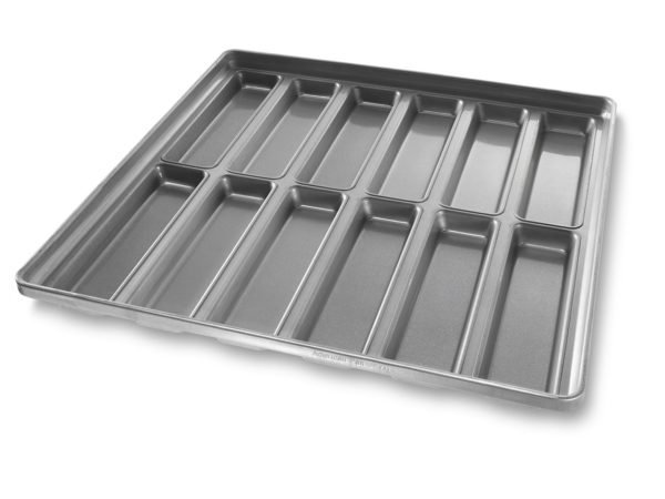 Blunt End Hoagie Bun Pan with Seamed Construction – AMERICOAT® Coating