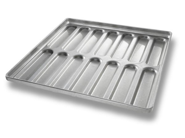Round End Hoagie Bun Pan - AMERICOAT® Coating