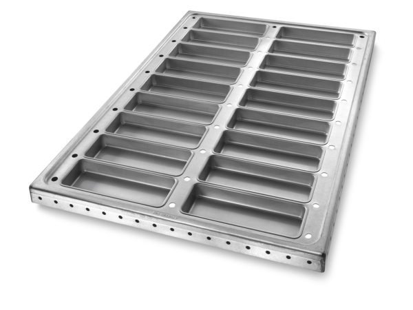 Blunt End Hoagie Bun Tray Construction – AMERICOAT® Coating