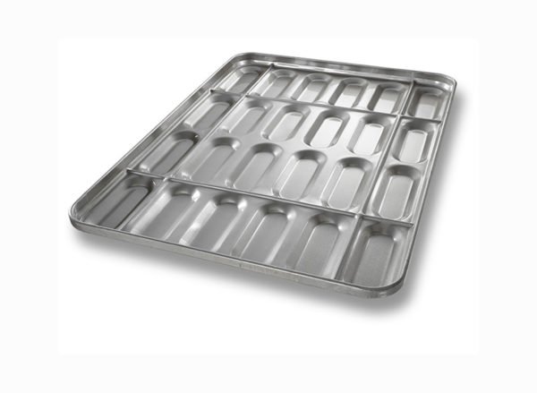 Hot Dog Bun Pan with Structural Ribs – AMERICOAT® Coating