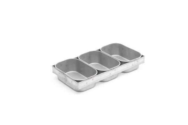 3-in-Line 400 Gram Farmhouse Bread Tin – AMERICOAT® Coating