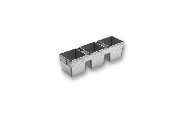 3-in-Line 400 Gram Half-Loaf Sandwich Bread Tin – AMERICOAT® Coating