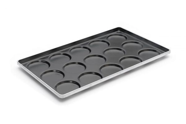 5" Hamburger Bun Tray with 15 Moulds - Image 2