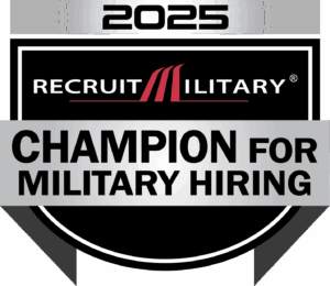 Recruit Military Champion for Military Hiring logo
