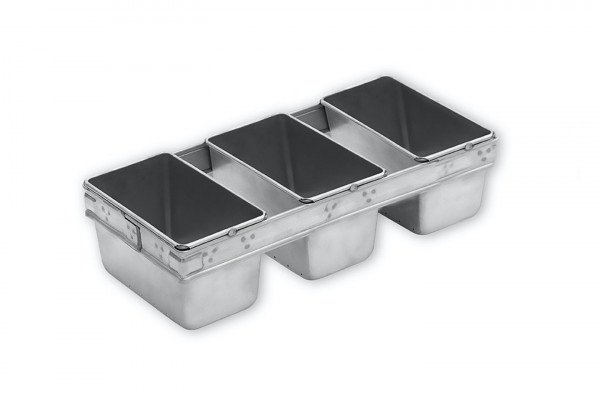 400 g Standard 3-in-Line Bread Tin - Image 3