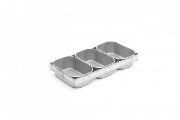 3-in-Line 400 Gram Farmhouse Bread Tin – AMERICOAT® Coating